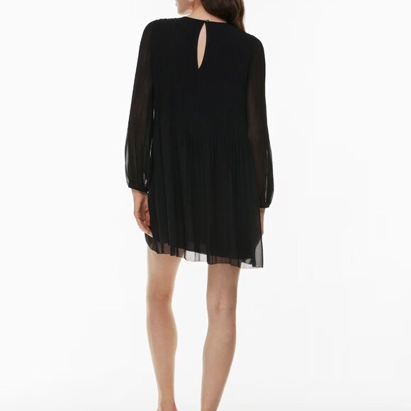 Daydreamer Chiffon Mini Dress - Aritzia - Size M - Black - Picture 4 of 8